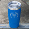 Hanukkah Blue Polar Camel Tumbler - 20oz - Angled