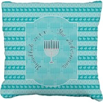 Hanukkah Faux-Linen Throw Pillow 26" (Personalized)