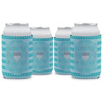 Hanukkah Can Cooler (12 oz) - Set of 4 w/ Name or Text