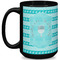 Hanukkah Coffee Mug - 15 oz - Black Full