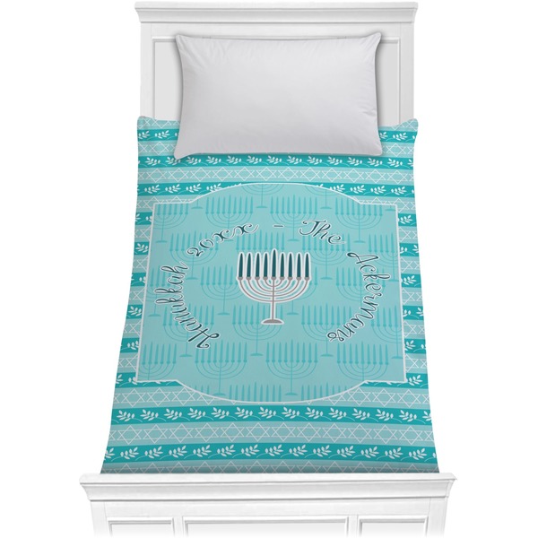 Custom Hanukkah Comforter - Twin (Personalized)