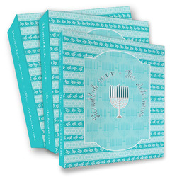 Hanukkah 3 Ring Binder - Full Wrap (Personalized)