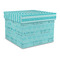 Hanukkah Gift Boxes with Lid - Canvas Wrapped - Large - Front/Main