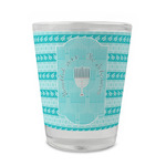 Hanukkah Glass Shot Glass - 1.5 oz - Single (Personalized)