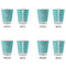 Hanukkah Glass Shot Glass - Standard - Set of 4 - APPROVAL