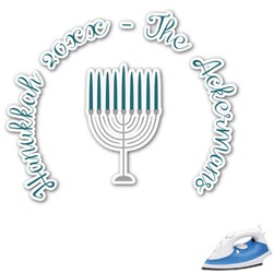 Hanukkah Graphic Iron On Transfer - Up to 9"x9" (Personalized)