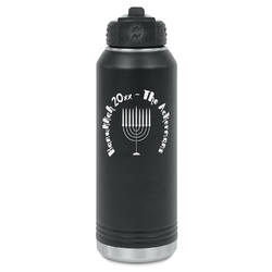 Hanukkah Water Bottles - Laser Engraved - Front & Back (Personalized)
