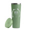 Hanukkah Light Green RTIC Everyday Tumbler - 28 oz. - Lid Off