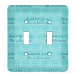 Hanukkah Light Switch Cover (2 Toggle Plate) (Personalized)