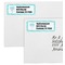 Hanukkah Mailing Labels - Double Stack Close Up