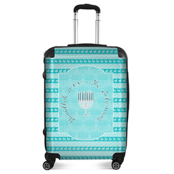 Hanukkah Suitcase - 24" Medium - Checked (Personalized)