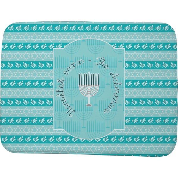 Custom Hanukkah Memory Foam Bath Mat - 48"x36" (Personalized)