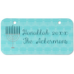 Hanukkah Mini/Bicycle License Plate (2 Holes) (Personalized)