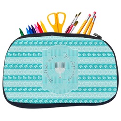 Hanukkah Neoprene Pencil Case - Medium w/ Name or Text