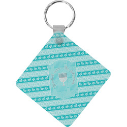 Hanukkah Diamond Plastic Keychain w/ Name or Text