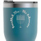 Hanukkah RTIC Tumbler - Dark Teal - Close Up