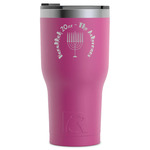 Hanukkah RTIC Tumbler - Magenta - Laser Engraved - Single-Sided (Personalized)