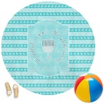 Hanukkah Round Beach Towel (Personalized)