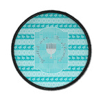 Hanukkah Iron On Round Patch w/ Name or Text