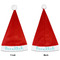 Hanukkah Santa Hats - Front and Back (Double Sided Print) APPROVAL