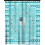 Hanukkah Extra Long Shower Curtain - 70"x84" (Personalized)