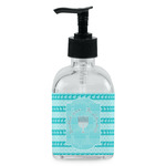 Hanukkah Glass Soap & Lotion Bottle - Single Bottle (Personalized)