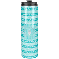 Hanukkah Stainless Steel Skinny Tumbler - 20 oz (Personalized)