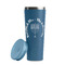 Hanukkah Steel Blue RTIC Everyday Tumbler - 28 oz. - Lid Off