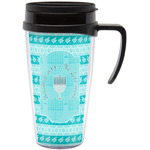 Hanukkah Acrylic Travel Mug with Handle (Personalized)