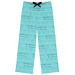 Hanukkah Womens Pajama Pants - 2XL (Personalized)