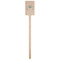 Hanukkah Wooden 6.25" Stir Stick - Rectangular - Single Stick