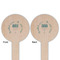 Hanukkah Wooden 6" Food Pick - Round - Double Sided - Front & Back