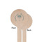 Hanukkah Wooden 7.5" Stir Stick - Round - Single Sided - Front & Back