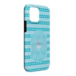 Hanukkah iPhone Case - Rubber Lined - iPhone 13 Pro Max (Personalized)