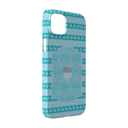 Hanukkah iPhone Case - Plastic - iPhone 14 (Personalized)