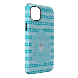 Hanukkah iPhone Case - Rubber Lined - iPhone 14 Pro Max (Personalized)