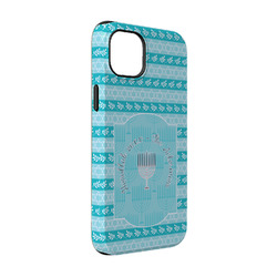 Hanukkah iPhone Case - Rubber Lined - iPhone 14 Pro (Personalized)