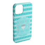 Hanukkah iPhone Case - Plastic - iPhone 15 Plus (Personalized)