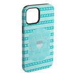 Hanukkah iPhone Case - Rubber Lined - iPhone 15 Plus (Personalized)
