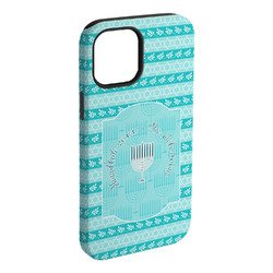 Hanukkah iPhone Case - Rubber Lined - iPhone 15 Plus (Personalized)