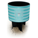 Hanukkah Black Beach Spiker Drink Holder (Personalized)