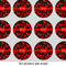 Chili Peppers 1" Multipurpose Round Labels - Sheet