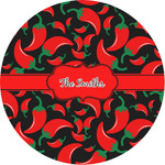 Chili Peppers Multipurpose Round Labels - 1" (Personalized)