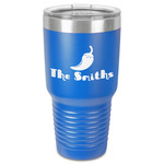 Chili Peppers 30 oz Stainless Steel Tumbler - Royal Blue - Single-Sided (Personalized)