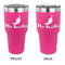 Chili Peppers 30 oz Stainless Steel Ringneck Tumblers - Pink - Double Sided - APPROVAL