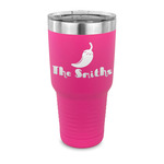 Chili Peppers 30 oz Stainless Steel Tumbler - Pink - Single Sided (Personalized)