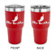 Chili Peppers 30 oz Stainless Steel Ringneck Tumblers - Red - Double Sided - APPROVAL