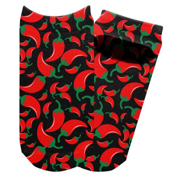 Custom Chili Peppers Adult Ankle Socks