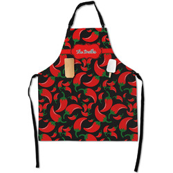 Chili Peppers Apron With Pockets w/ Name or Text