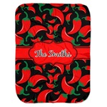 Chili Peppers Baby Swaddling Blanket (Personalized)